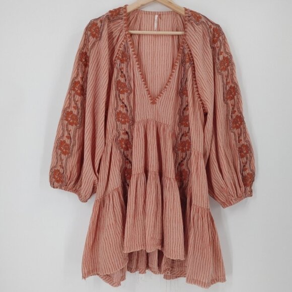 Free People Another Special Day Embroidered Tunic - Picture 1 of 6